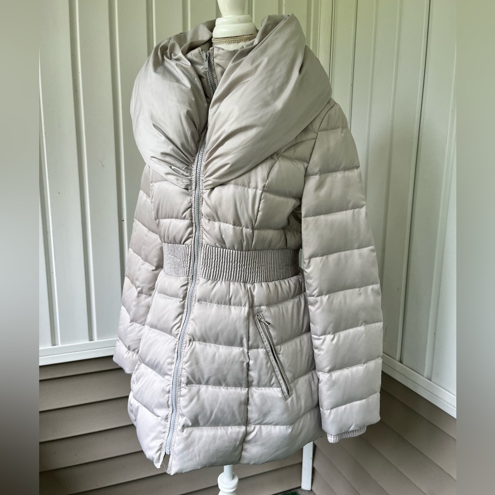 Laundry By Shelli Segal Gray Puffer Jacket